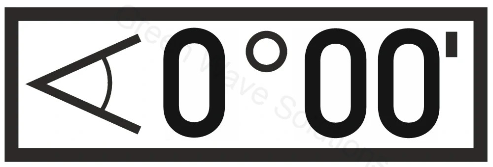 Značka pro úhel nájezdu na trajekty