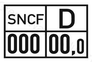Tabulka SNCF