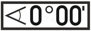 Značka pro úhel nájezdu na trajekty